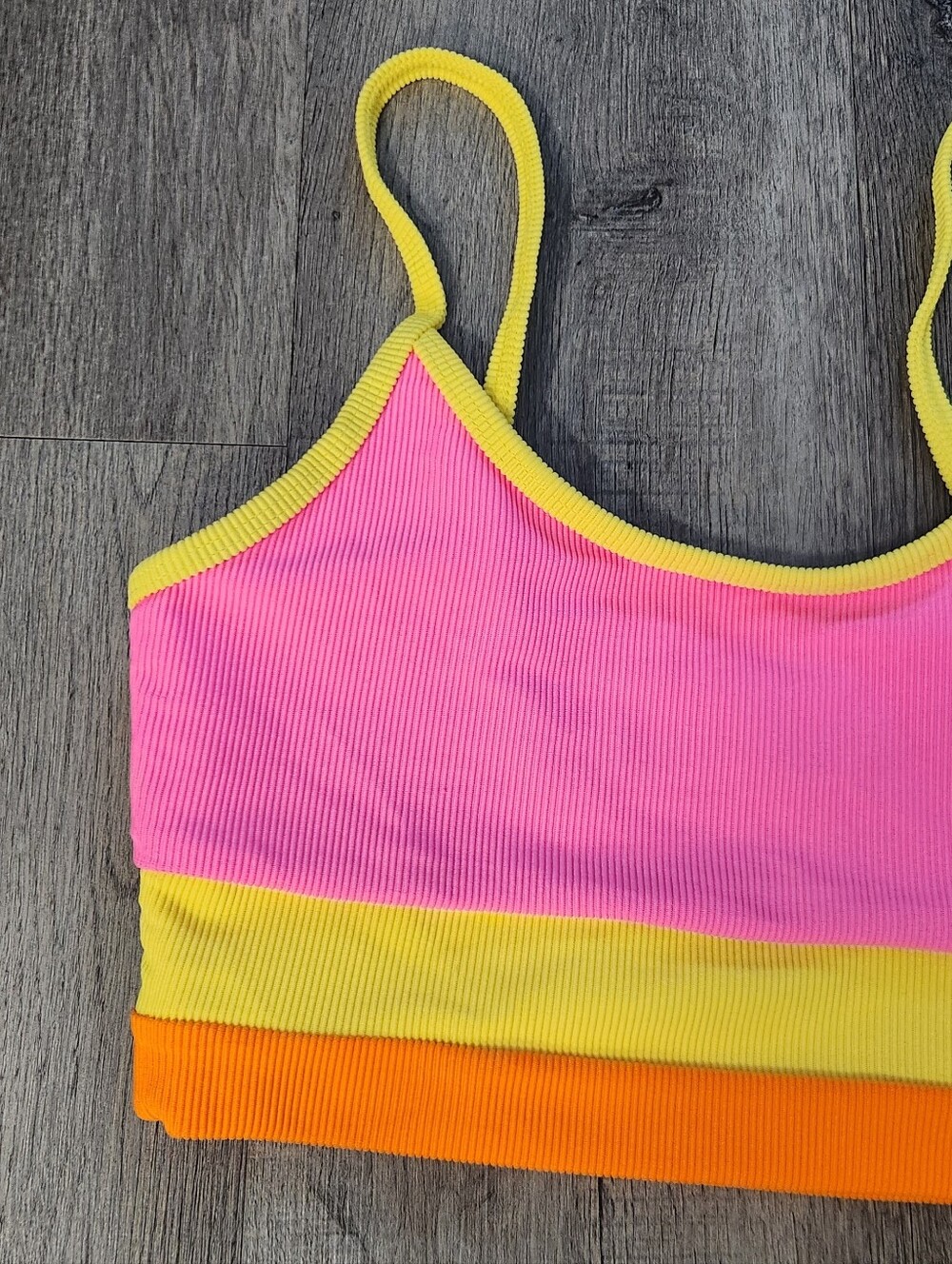 New!Beach Riot Eva Top Soleil Colorblock - Picture 9 of 13